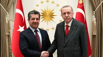 Cumhurbaşkanı Erdoğan, Mesrur Barzani'yi kabul etti