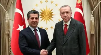 Erdoğan Barzani'yi kabul etti