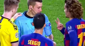 Griezmann'dan hakeme: Kaç parmak görüyorsun?