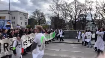 Avusturya'da iklim değişikliği protestosu