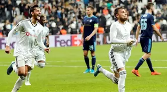 Beşiktaş-Slovan Bratislava maçı sonunda olay çıktı