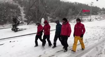 Erzurum beyaza bürünen palandöken, yeni sezona gün sayıyor