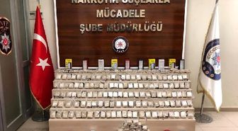Van'da ışıldaklara gizlenmiş 42 kilo eroin ele geçirildi
