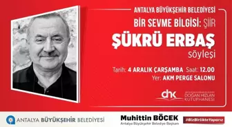 Büyükşehir Şükrü Erbaş'ı okurlarıyla buluşturacak