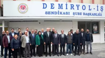 Milletvekili Kahtalı'dan Demiryol-İş Sendikasına ziyaret