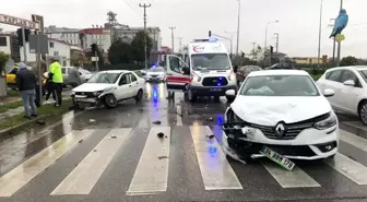 Samsun'da trafik kazası: 4 yaralı