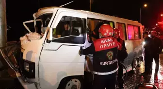 Sivas'ta trafik kazası: 1 yaralı