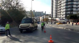 Esenyurt'taki o minibüse denetim sırasında ceza