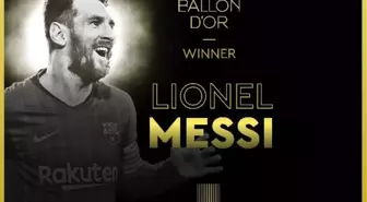 Ballon d'Or 6'ncı kez Lionel Messi'nin