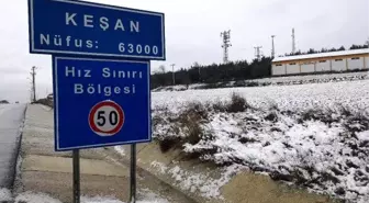 Edirne'de kar yağışı (3)