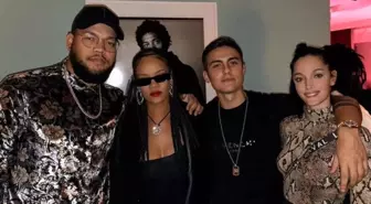 Paulo Dybala ve Rihanna, Londra'da partiye katıldı