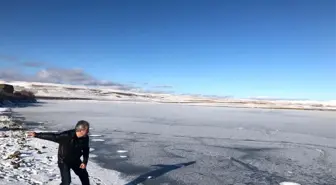 Aktaş Gölü dondu