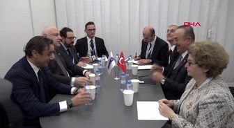 Çavuşoğlu, agitpa başkanı tsereteli ve genel sekreter montella ile görüştü