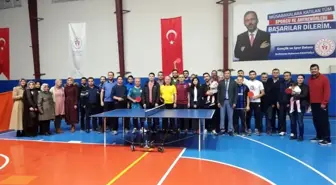 Develi Kurumlar Arası Masa Tenisi Turnuvası Tamamlandı