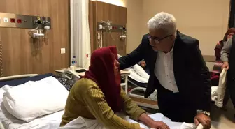 Nurdağı Belediye Başkanı Ökkeş Kavak'tan hastalara ziyaret