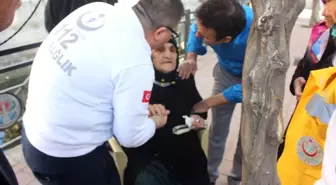 Adana'da otomobilin çarptığı yaşlı kadın yaralandı