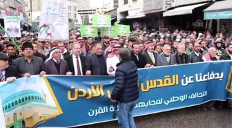 Ürdün'de İsrail ve ABD'nin Filistin'e yönelik ihlalleri protesto edildi