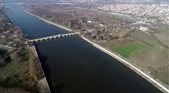 Edirne'de yağışlar, nehir ve barajları doldurdu