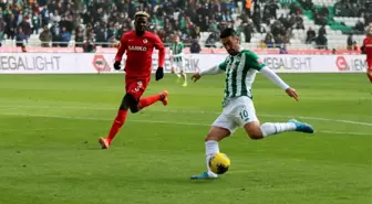 Süper Lig: Konyaspor: 0 - Gaziantep FK: 0 (İlk yarı)