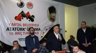 Atatürk'ü Anma 10. Briç Turnuvası Kartal'da gerçekleştirildi