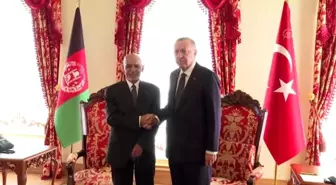 Cumhurbaşkanı Erdoğan, Afganistan Cumhurbaşkanı Eşref Gani ile görüştü