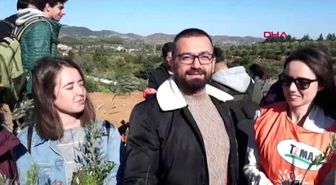 Muğla-yemyeşil datça hedefiyle fidan diktiler