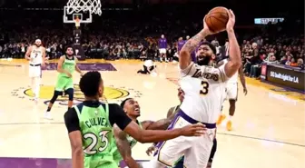 Lakers, Davis'in 50 sayı attığı maçta Timberwolves'u yendi