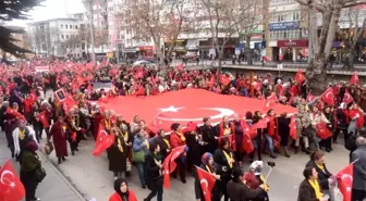 Binlerce kadın, Milli Mücadele ruhunu tekrar canlandırdı