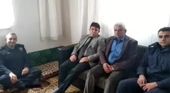 Kaymakam Kaya'dan Şırnak'ta yaralanan uzman çavuşun ailesine ziyaret