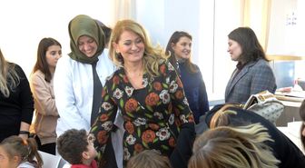 Serpil Şahin öğrenciler ile bir araya geldi