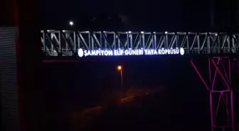 Avrupa Boks Şampiyonu Güneri'nin adı yaya köprüsüne verildi