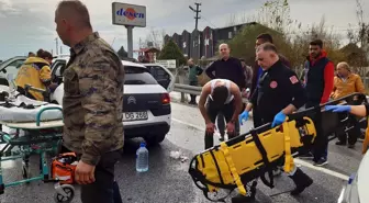 Aydın'da iki otomobil çarpıştı: 4 yaralı