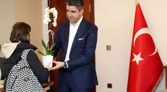 Sanat Akademisi'nin genç yeteneğinden Başkan Gökhan Yüksel'e ziyaret
