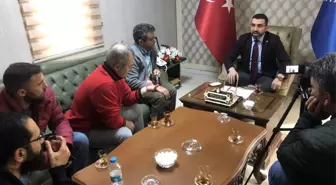 AK Parti Kars İl Başkanı Çalkın, basın mensuplarıyla bir araya geldi