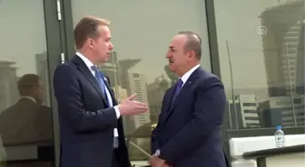 Çavuşoğlu, Dünya Ekonomik Forumu (WEF) Başkanı Borge Brende ile görüştü