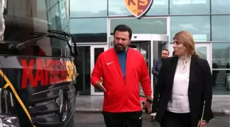 Gaziantep'e hareket eden Kayserispor'u Başkan Gözbaşı uğurladı!