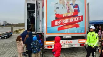 'Mobil Trafik Eğitim Tırı' Hatay'a geldi