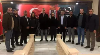 Sağlık-Sen'den İdil Jandarma Komutanlığına taziye ve geçmiş olsun ziyareti