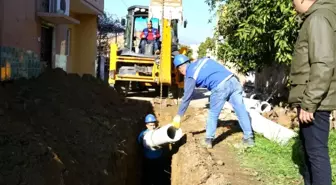 ASKİ'nin Umurlu'da altyapı çalışmaları devam ediyor