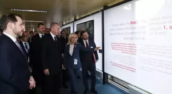 Erdoğan, İsviçre'de 'Hayat Devam Ediyor, Sanat Devam Ediyor' başlıklı sergiyi ziyaret etti