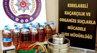 Kırklareli'nde sahte içki operasyonları