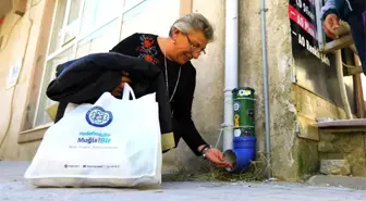 100 yaş evi sakinlerinden sokak hayvanları için örnek davranış