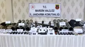 Mardin'de 4 PKK'lı teröristin etkisiz hale getirildiği operasyonda cephanelik ele geçirildi