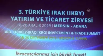 3. Türkiye-Irak Yatırım ve Ticaret Zirvesi başladı