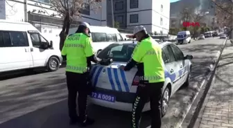 Batman trafik polisi, eşine ceza yazdı