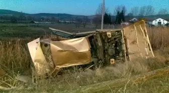 Yeniçağa'da trafik kazası: 1 yaralı