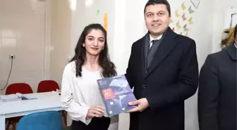 Kaymakam Öztürk'ten köylerdeki kitap kafelere ziyaret