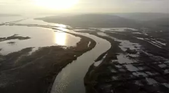 Terkos Gölü'nde ki aramalar drone ile görüntülendi