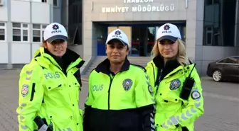 Trabzon'da trafik polislerinin yüzde 25'i kadınlardan oluşuyor