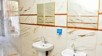 İnönü'de umuma açık lavabo ve tuvaletler yenilendi